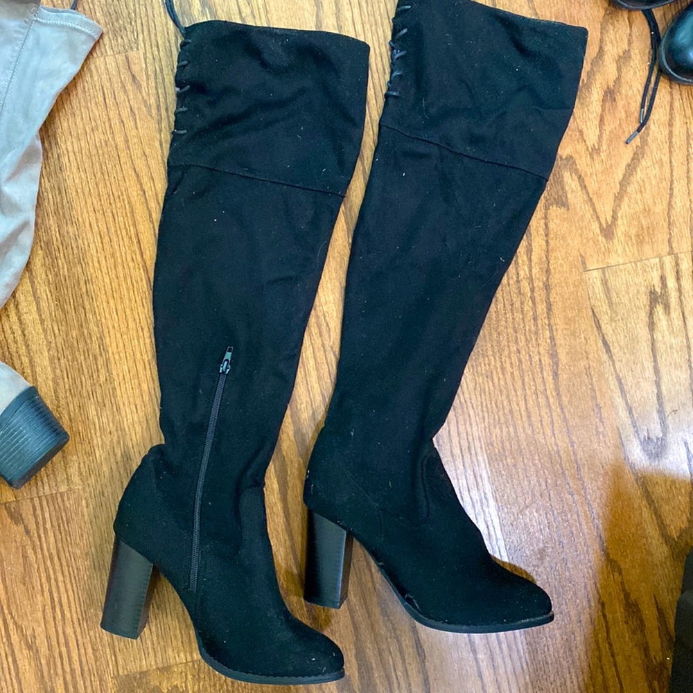 Knee high heels